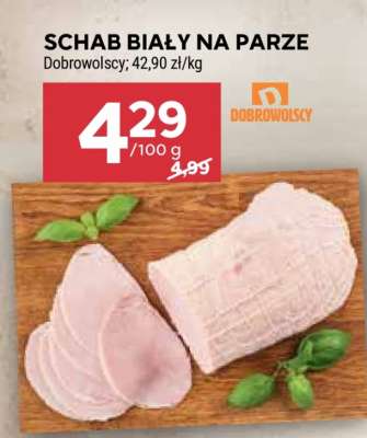 Schab biały na parze