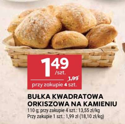 Bułka kwadratowa orkiszowa na kamieniu