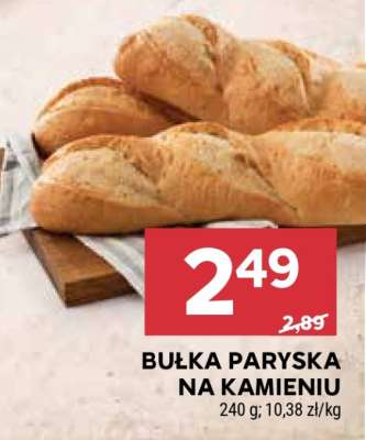 Bułka paryska na kamieniu