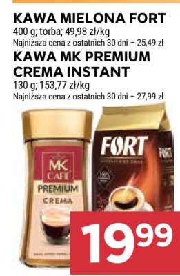 KAWA MIELONA FORT / KAWA MK PREMIUM CREMA INSTANT