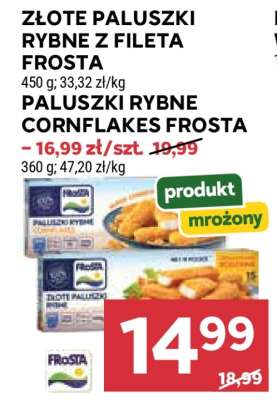 Złote paluszki rybne z fileta Frosta