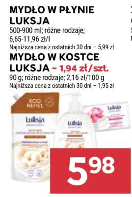 Mydło w płynie Luksja