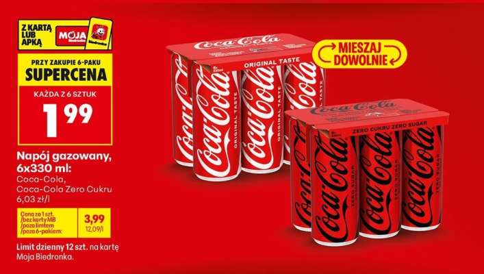 Napój gazowany 6x330 ml