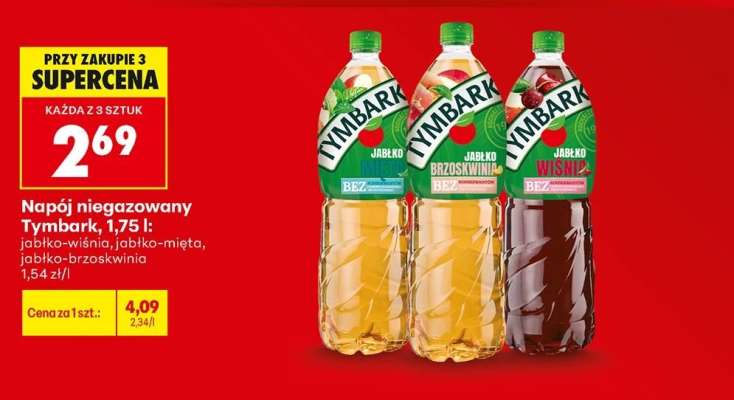Napój niegazowany Tymbark 1,75 l