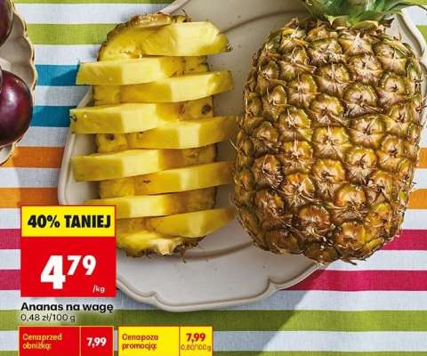 Ananas na wagę