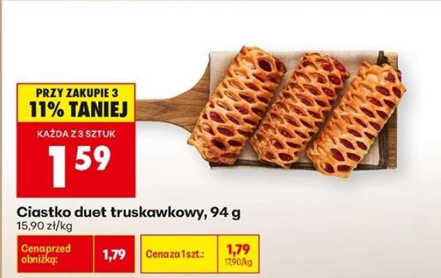 Ciastko duet truskawkowy 94 g