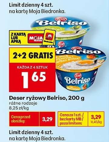 Deser ryżowy Belriso, 200 g