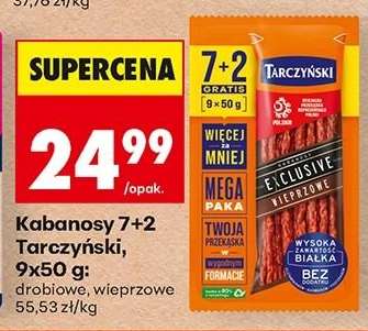 Kabanosy 7+2 Tarczyński, 9x50 g