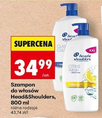 Szampon do włosów Head&Shoulders, 800 ml