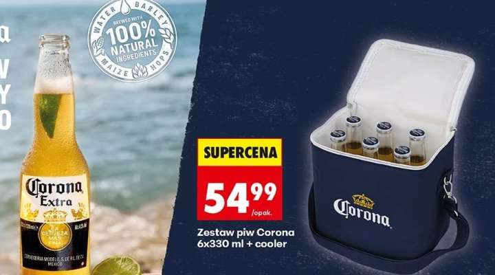 Zestaw piw Corona 6x330 ml + cooler