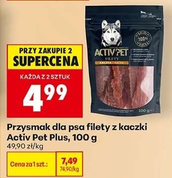 Przysmak dla psa filety z kaczki Activ Pet Plus, 100 g
