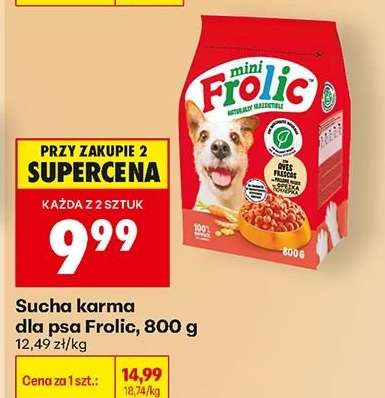 Sucha karma dla psa Frolic, 800 g