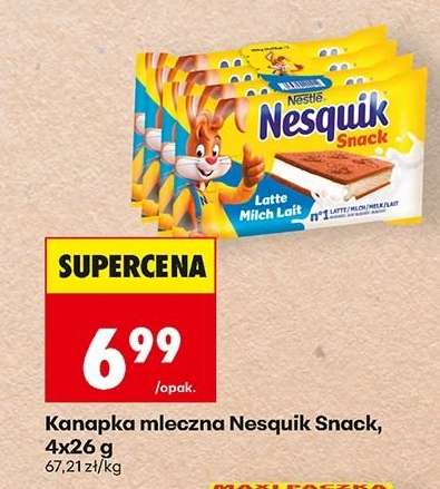 Kanapka mleczna Nesquik Snack