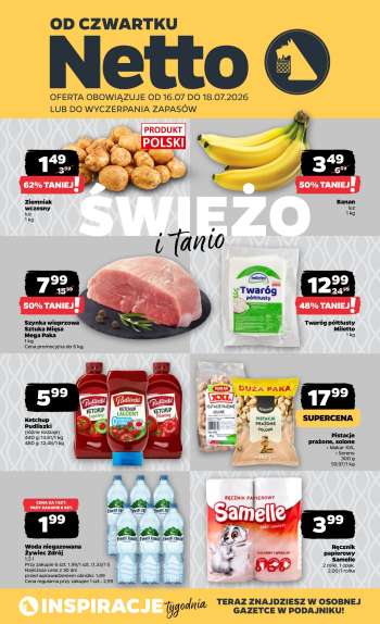 Gazetka Netto - 16.07.2026 - 18.07.2026.