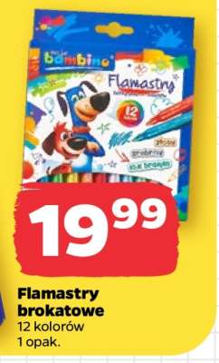 Flamastry brokatowe