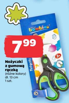 Nożyczki z gumową rączką