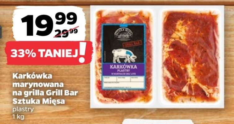 Karkówka marynowana na grilla Grill Bar Sztuka Mięsa
