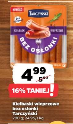Kiełbaski wieprzowe bez osłonki Tarczyński