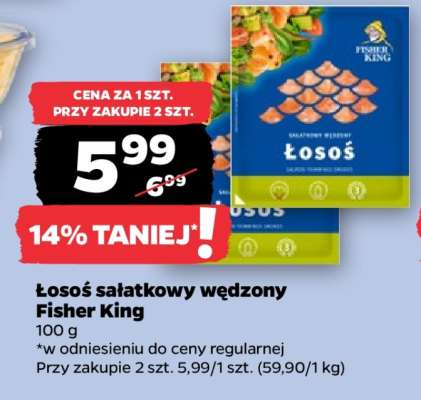Łosoś sałatkowy wędzony Fisher King