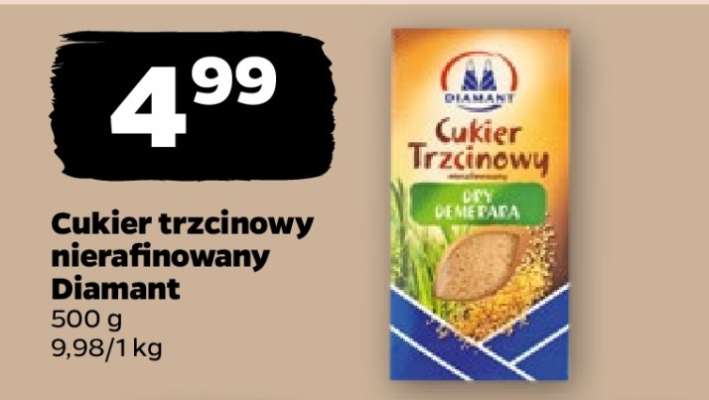Cukier trzcinowy nierafinowany Diamant