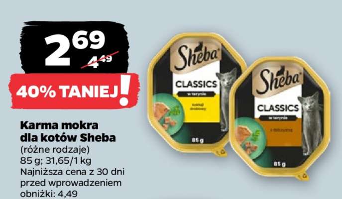 Karma mokra dla kotów Sheba