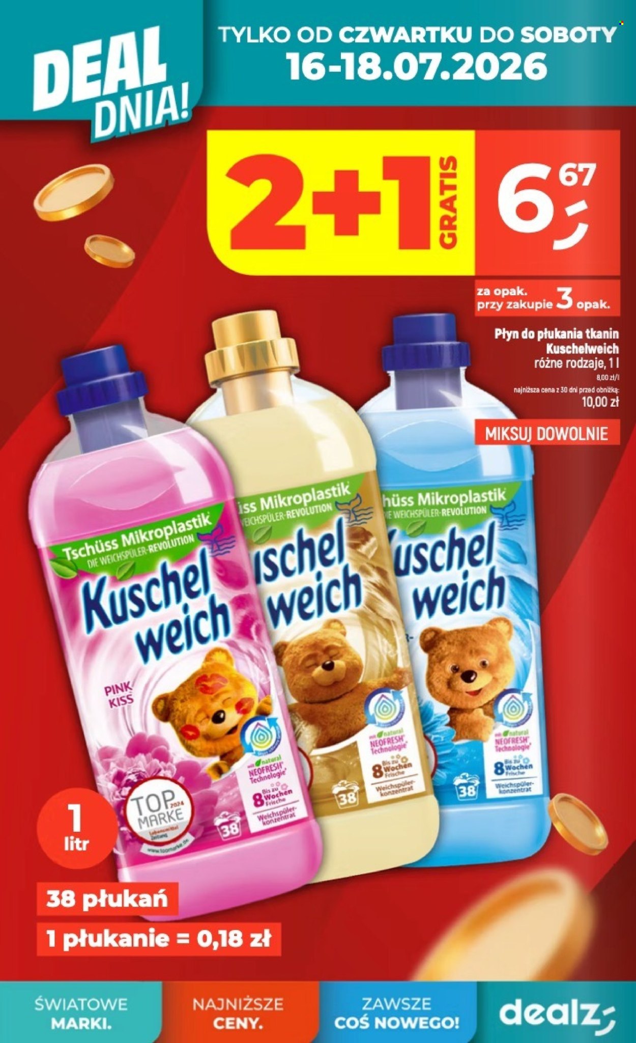 Leták Dealz - 16.7.2026 - 22.7.2026. Strana 2