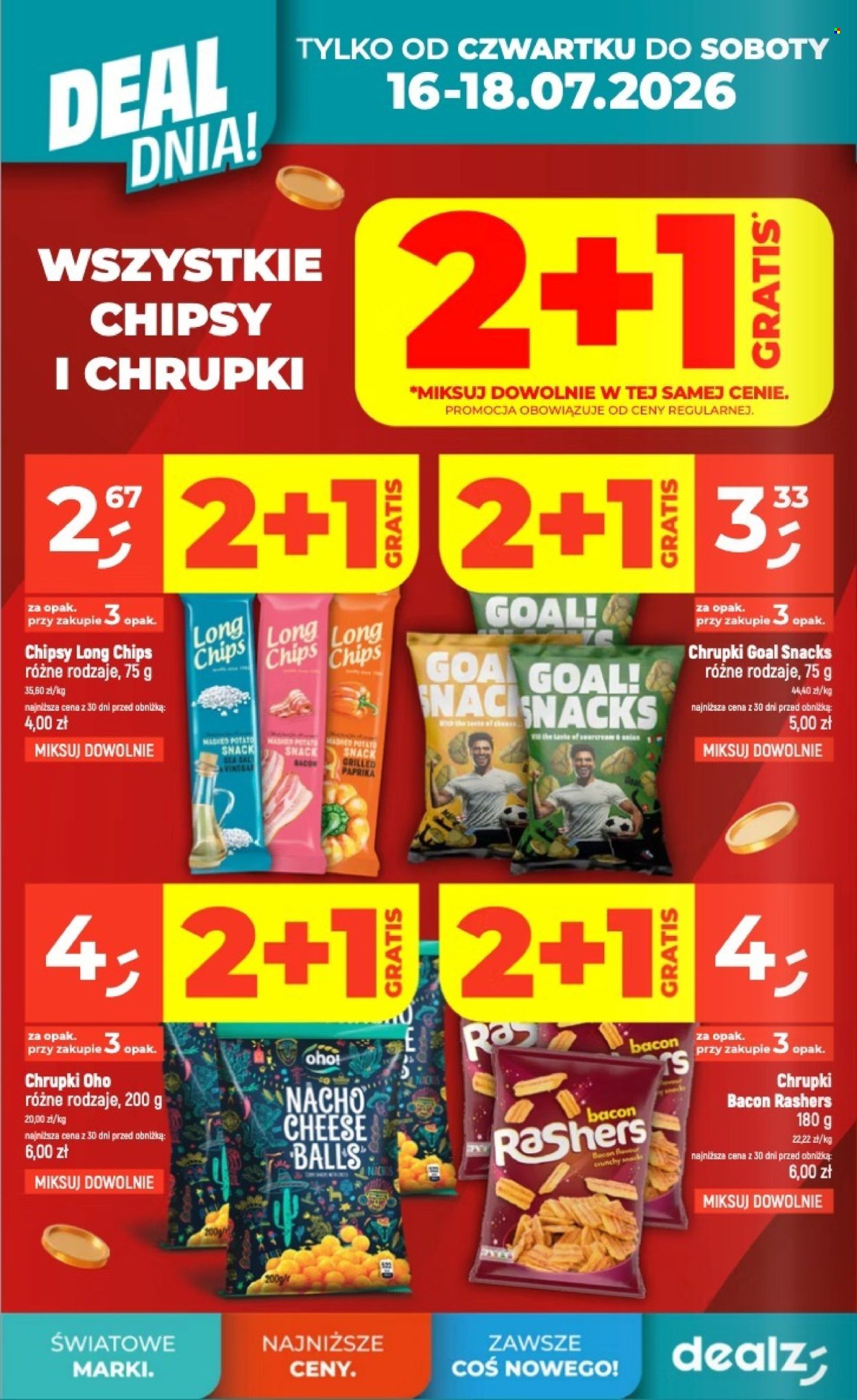 Leták Dealz - 16.7.2026 - 22.7.2026. Strana 4