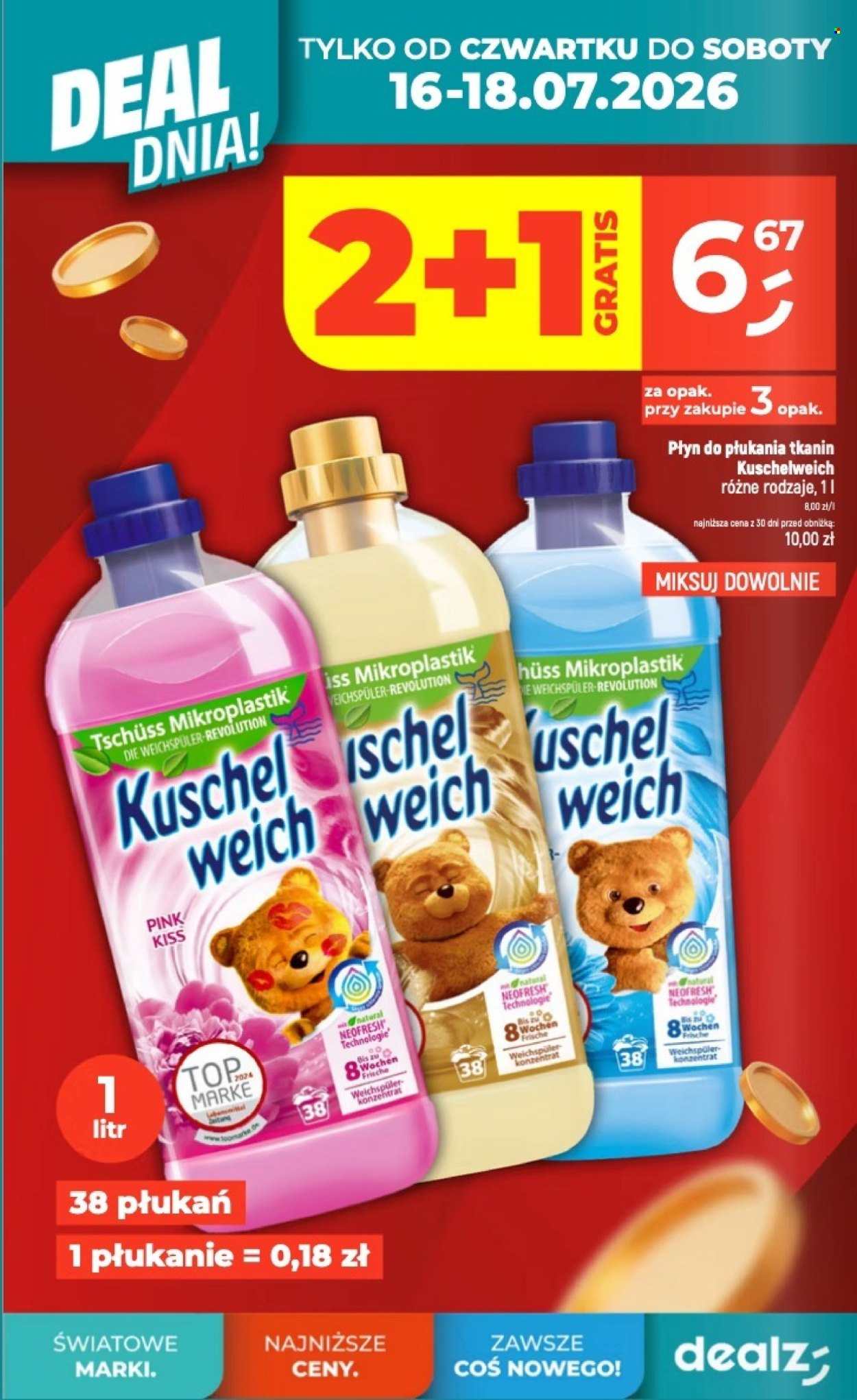 Leták Dealz - 16.7.2026 - 22.7.2026. Strana 2
