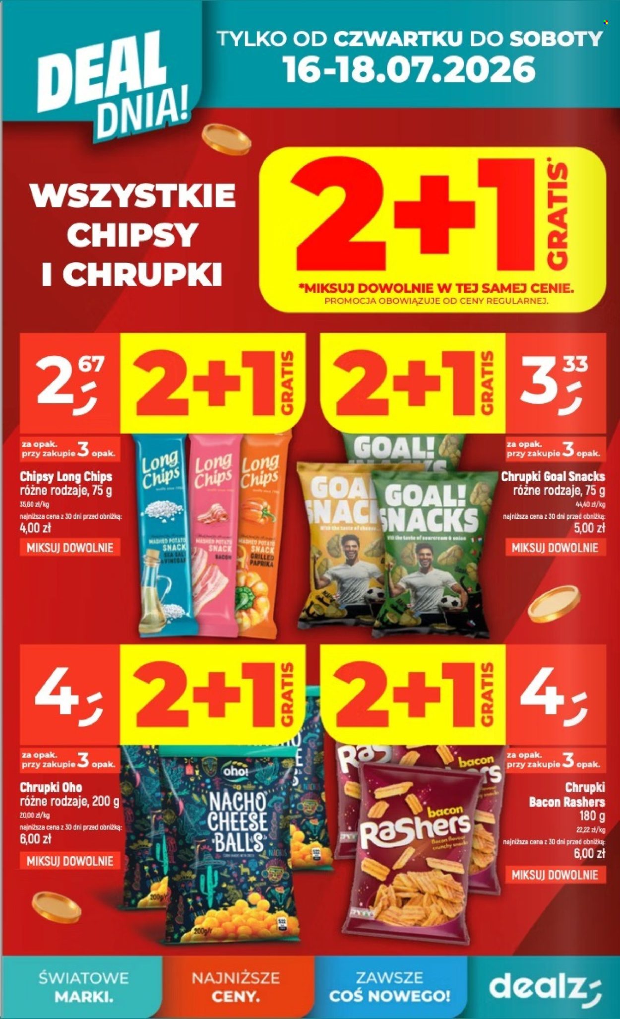 Leták Dealz - 16.7.2026 - 22.7.2026. Strana 4