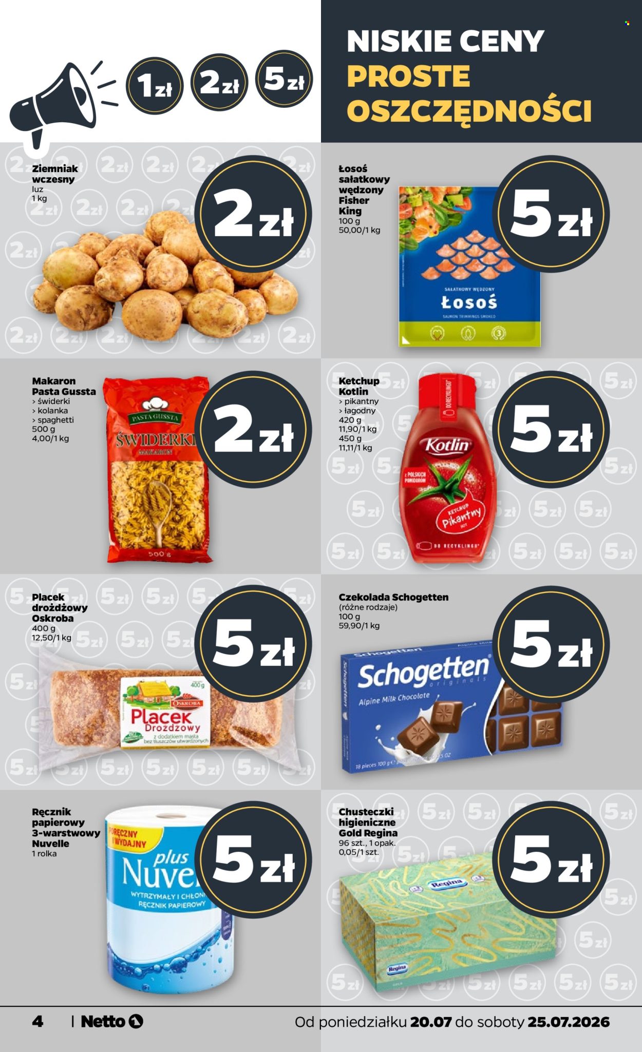 Leták Netto - 20.7.2026 - 25.7.2026. Strana 4