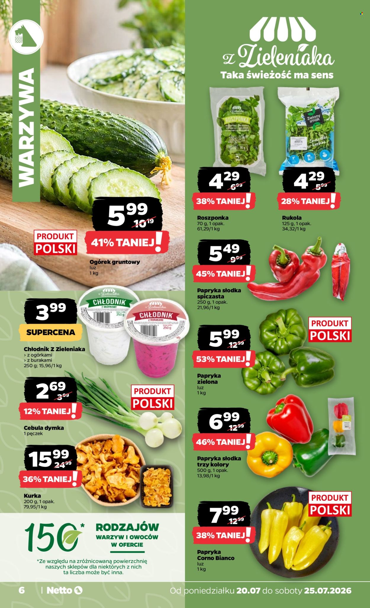 Leták Netto - 20.7.2026 - 25.7.2026. Strana 6