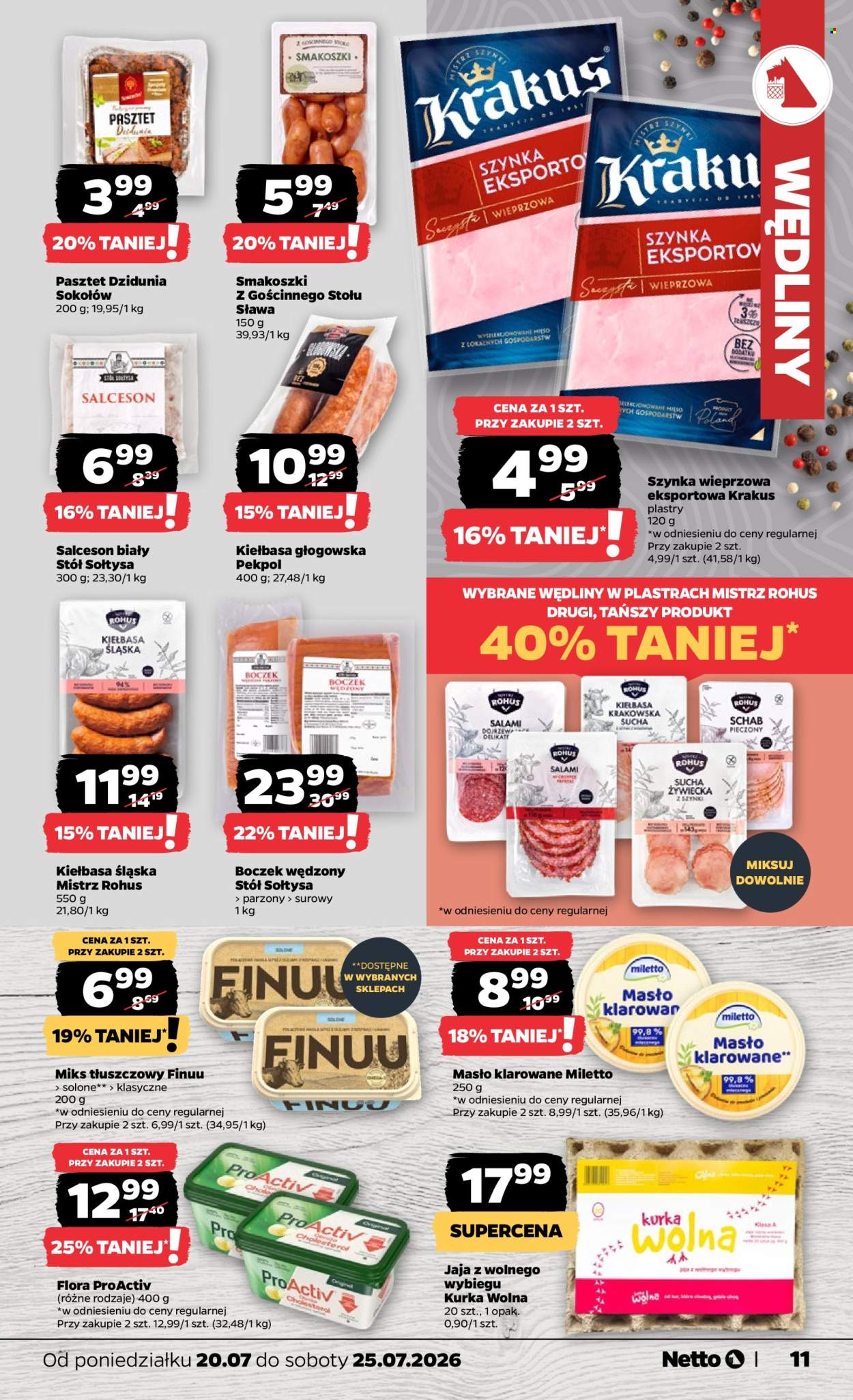 Leták Netto - 20.7.2026 - 25.7.2026. Strana 11