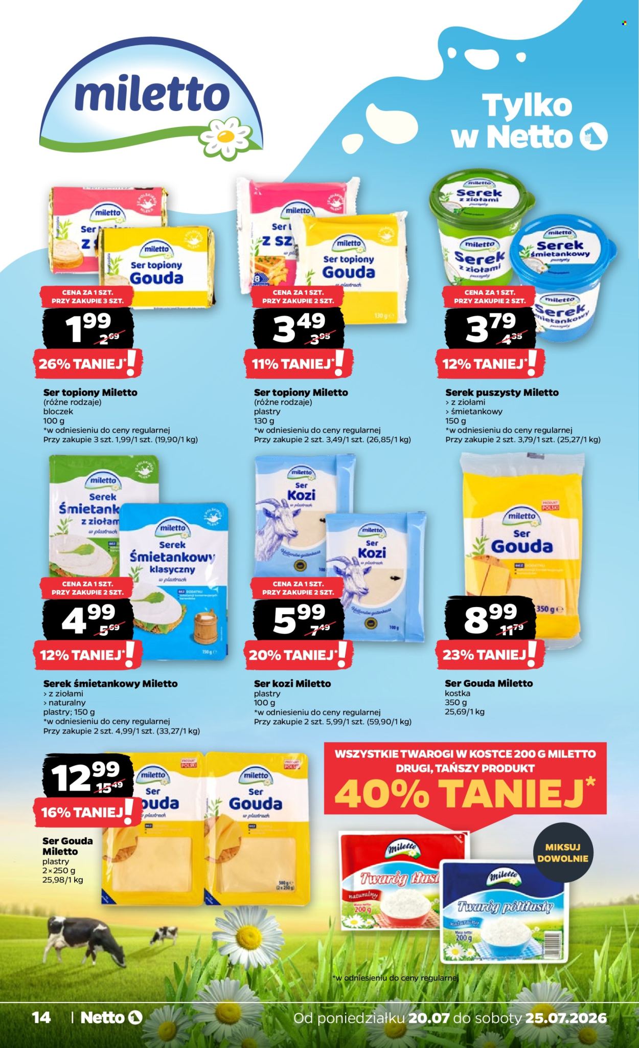 Leták Netto - 20.7.2026 - 25.7.2026. Strana 14