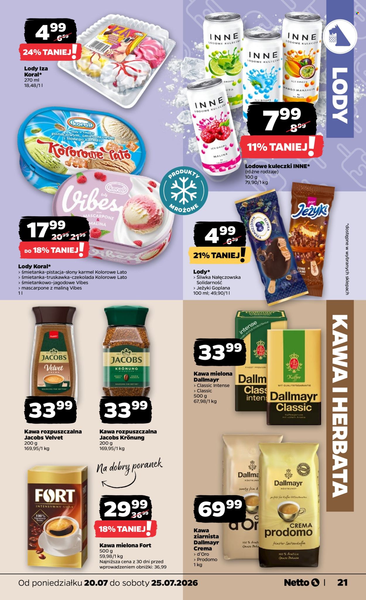 Leták Netto - 20.7.2026 - 25.7.2026. Strana 21