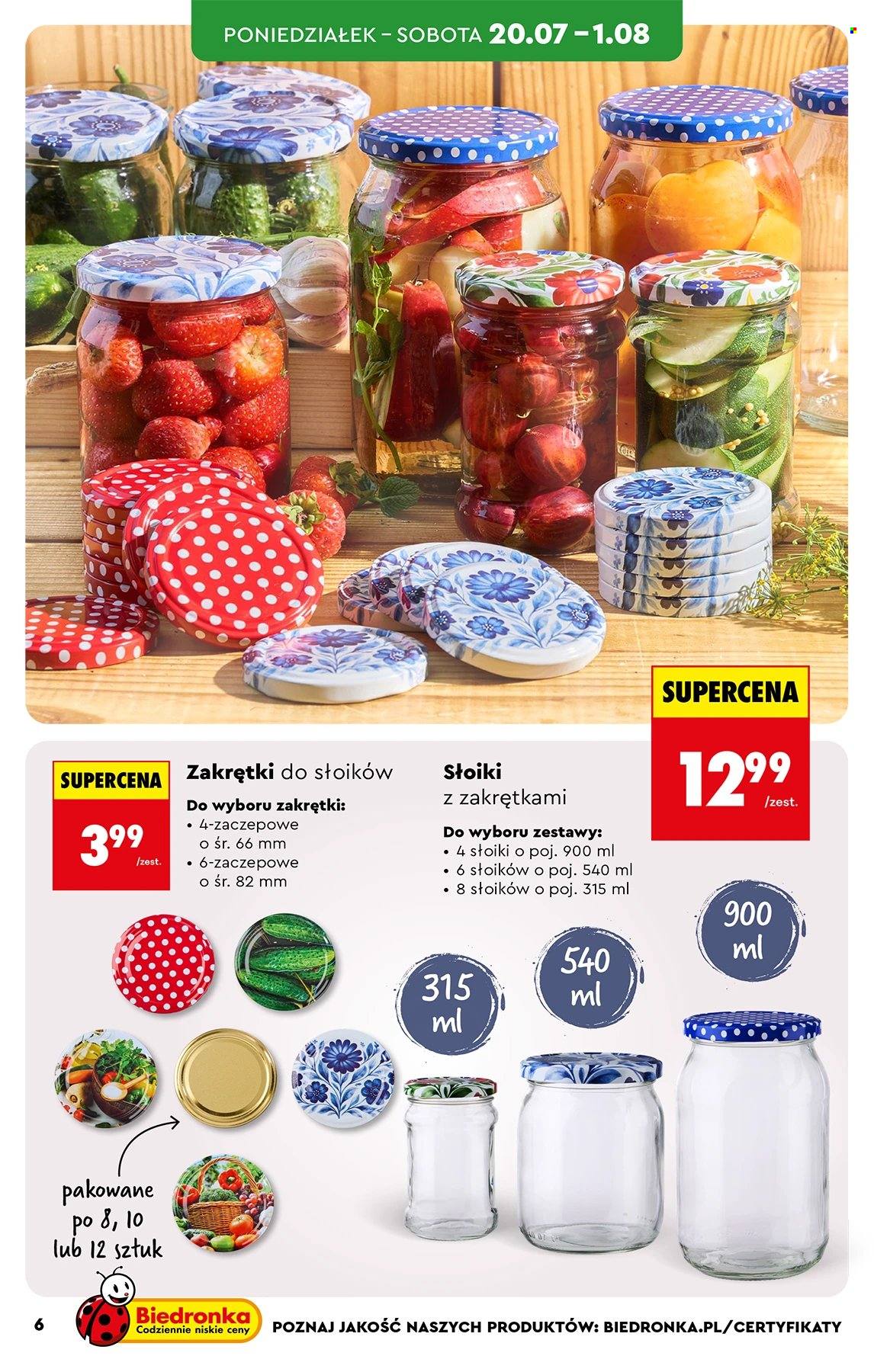 Leták Biedronka - 20.7.2026 - 5.8.2026. Strana 6