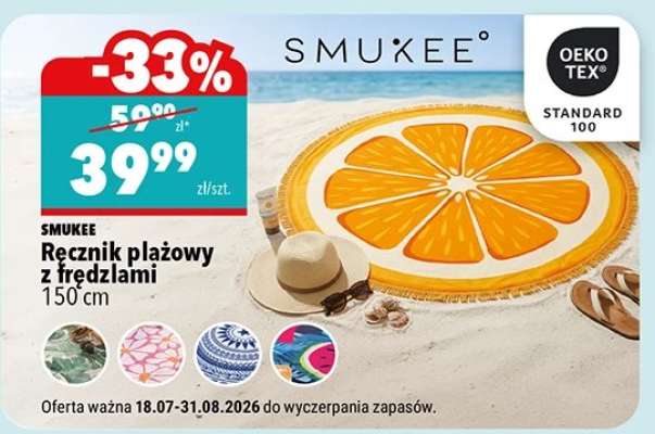 Ręcznik plażowy z frędzlami