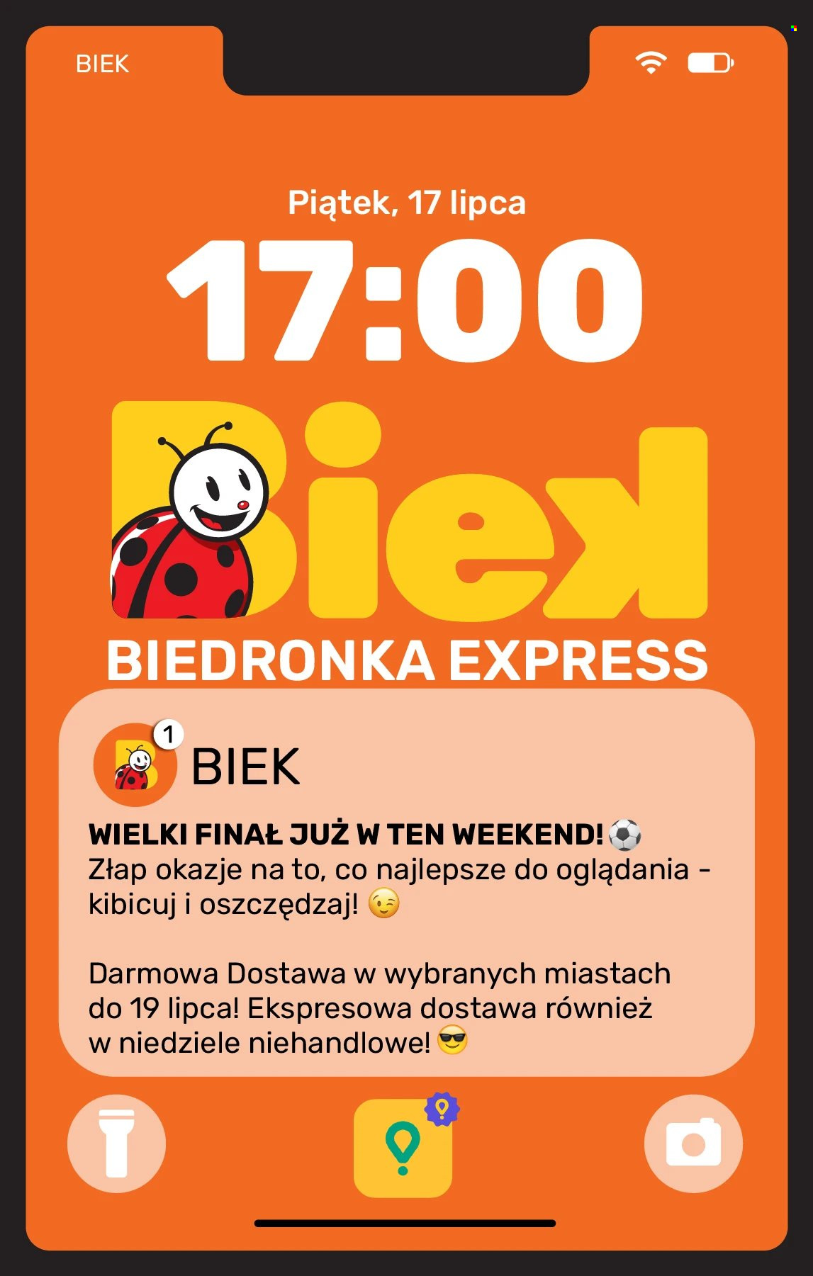 Leták Biedronka - 17.7.2026 - 19.7.2026. Strana 1