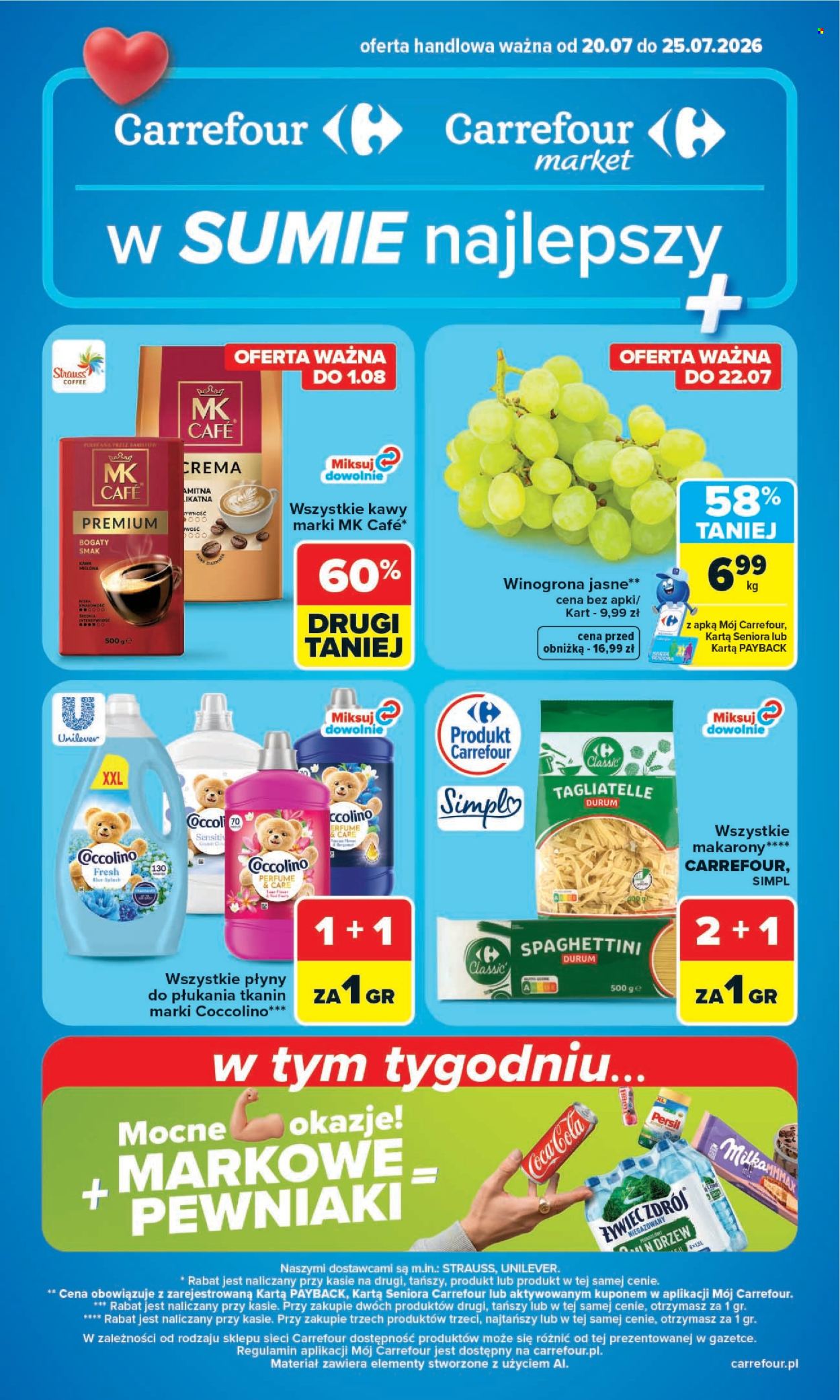 Leták Carrefour - 20.7.2026 - 25.7.2026. Strana 1
