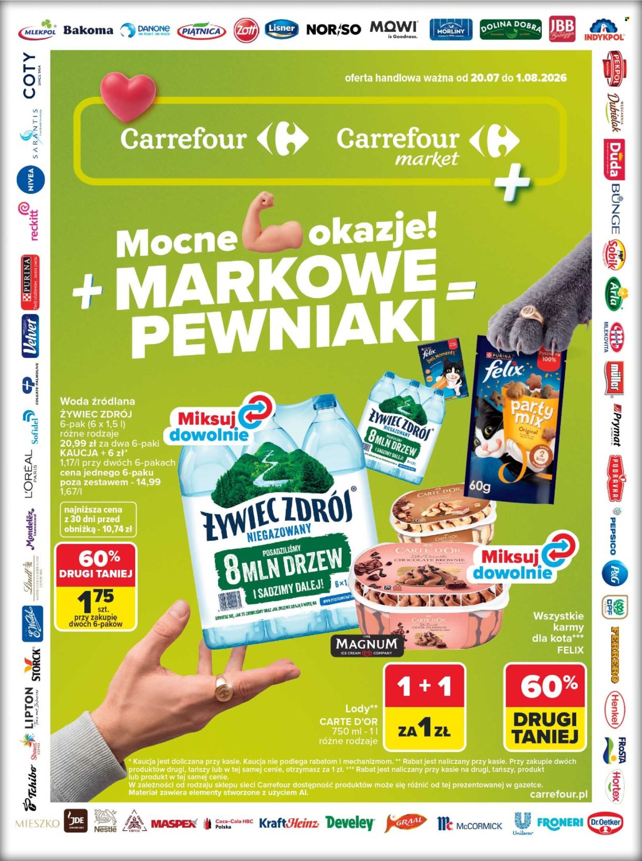 Leták Carrefour - 20.7.2026 - 1.8.2026. Strana 1