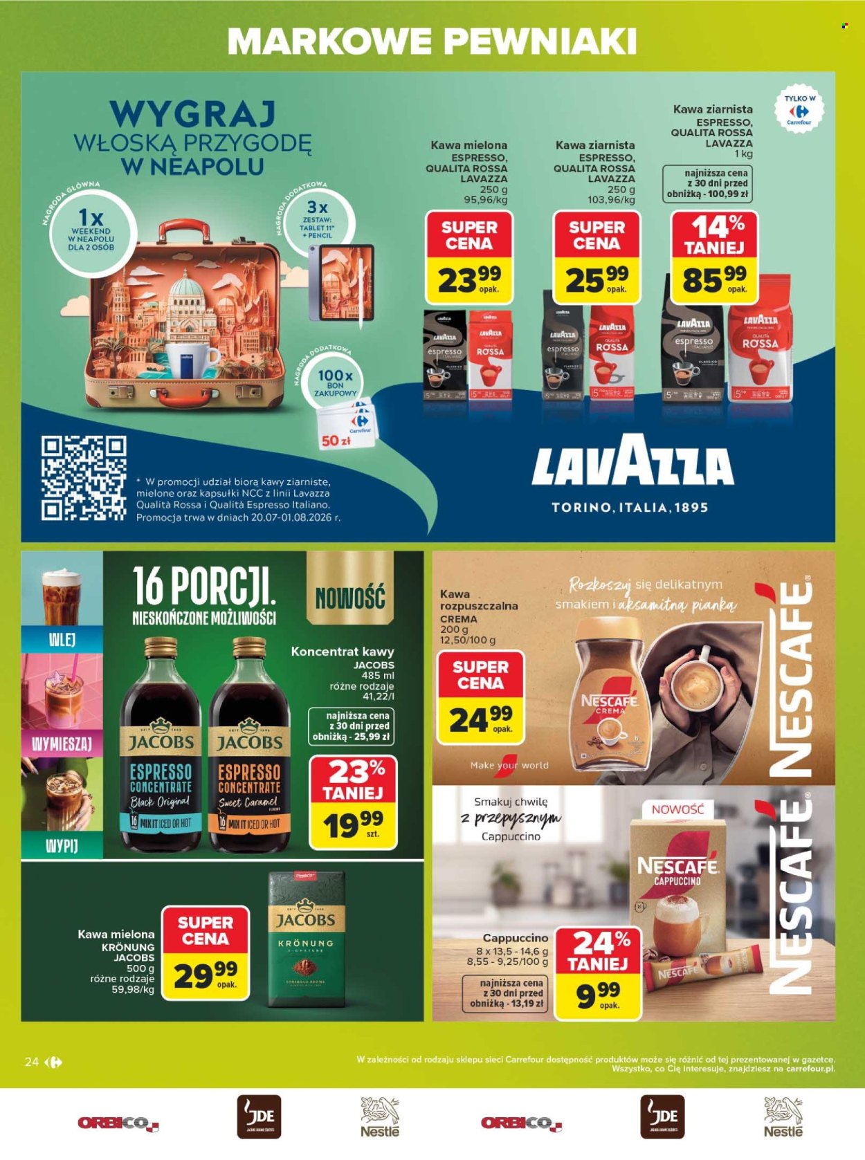 Leták Carrefour - 20.7.2026 - 1.8.2026. Strana 24