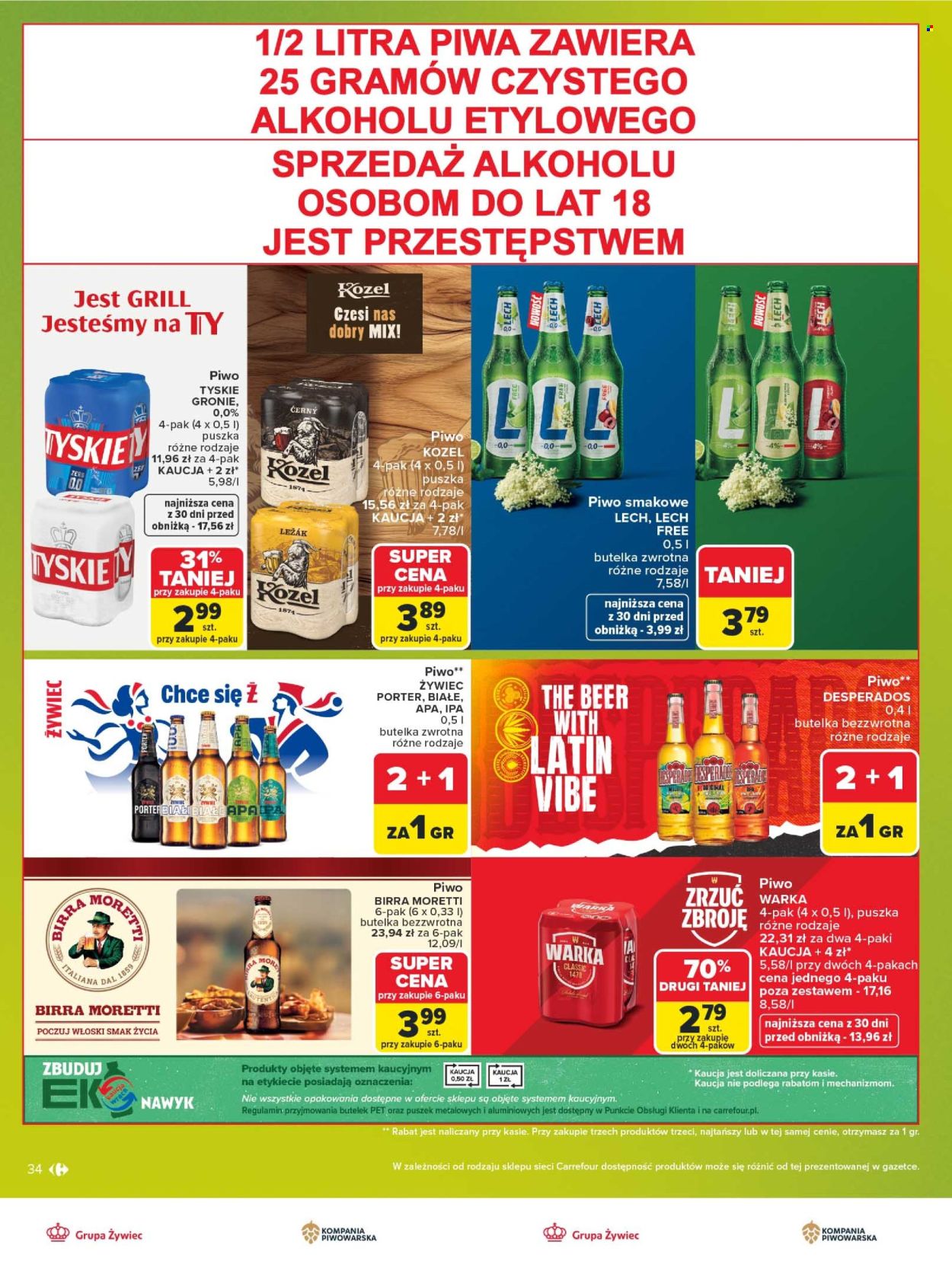 Leták Carrefour - 20.7.2026 - 1.8.2026. Strana 34