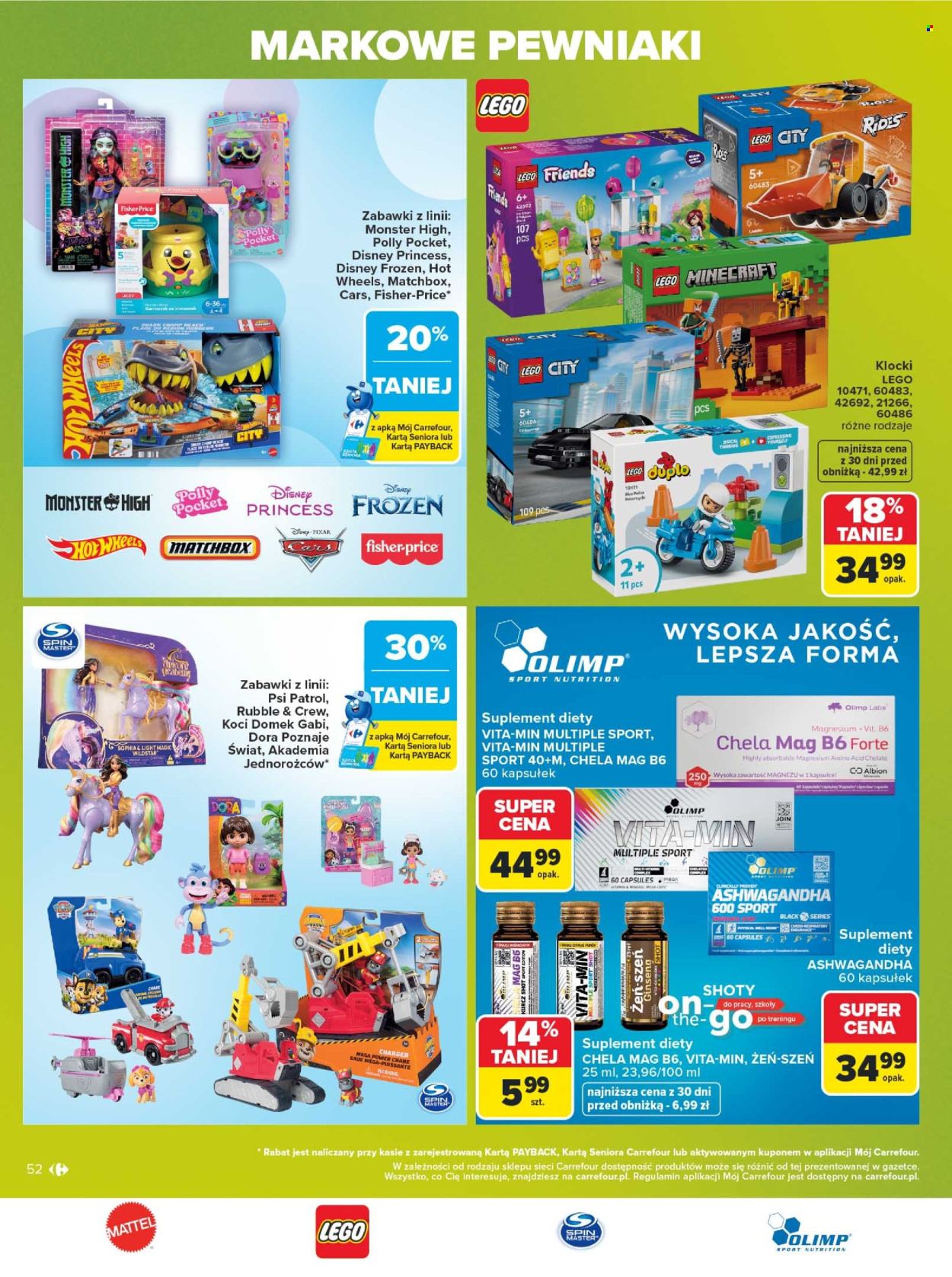 Leták Carrefour - 20.7.2026 - 1.8.2026. Strana 52