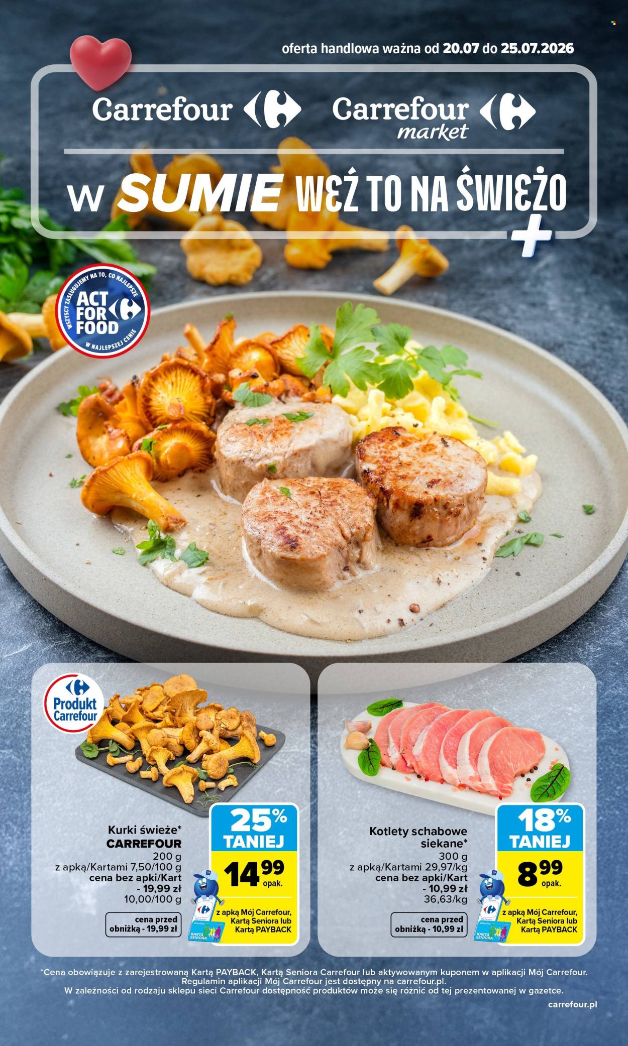 Leták Carrefour - 20.7.2026 - 25.7.2026. Strana 1