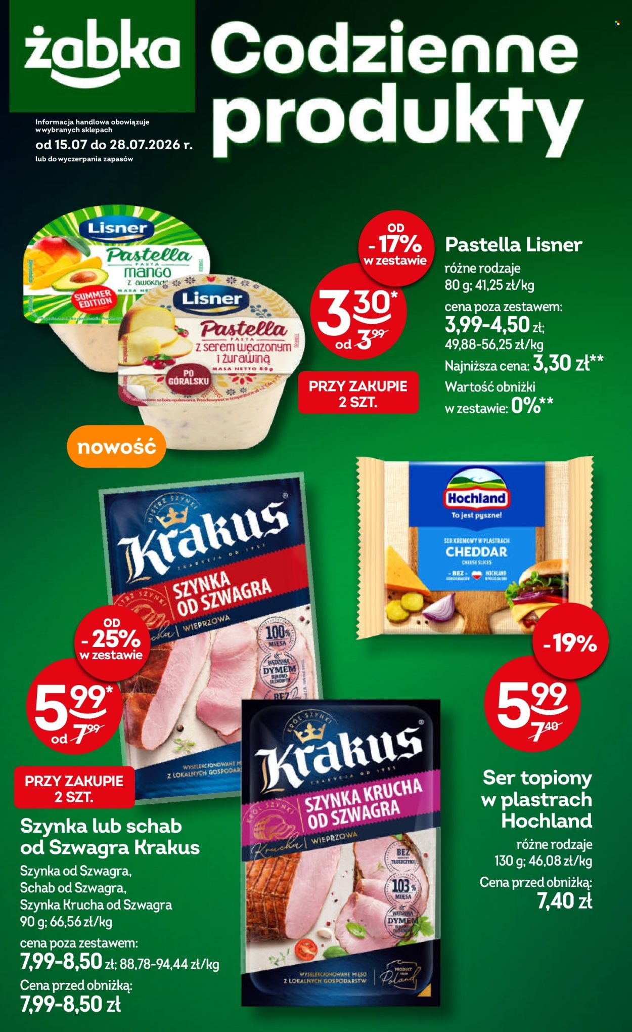 Gazetka Żabka - 15.07.2026 - 28.07.2026. Strona 1