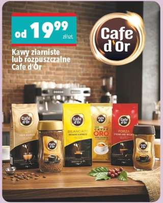 Kawy ziarniste lub rozpuszczalne Cafe d'Or