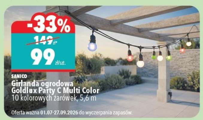 Girlanda ogrodowa Goldlux Party C Multi Color