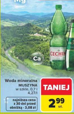Woda mineralna MUSZYNA