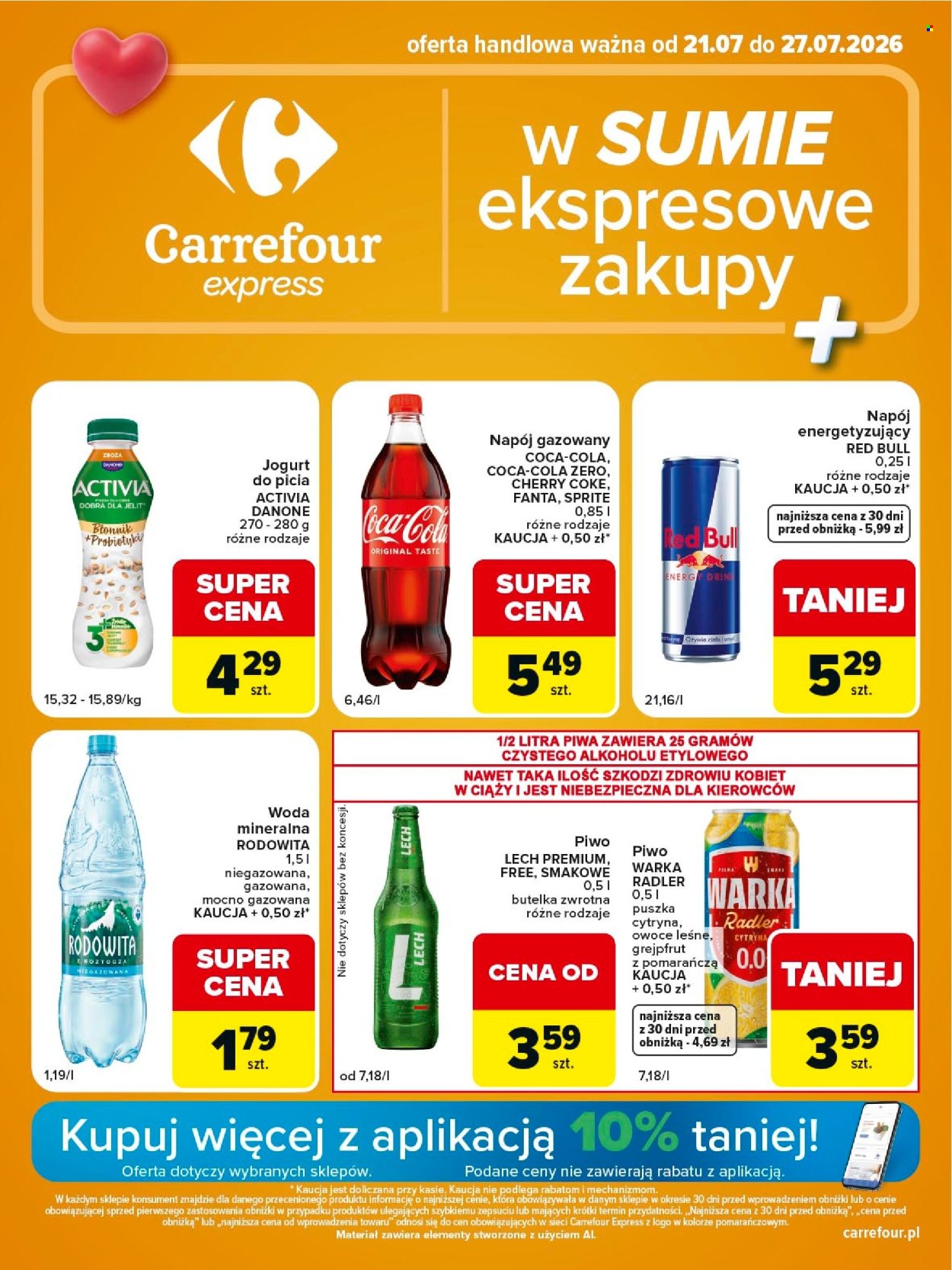 Leták Carrefour Express - 21.7.2026 - 27.7.2026. Strana 1