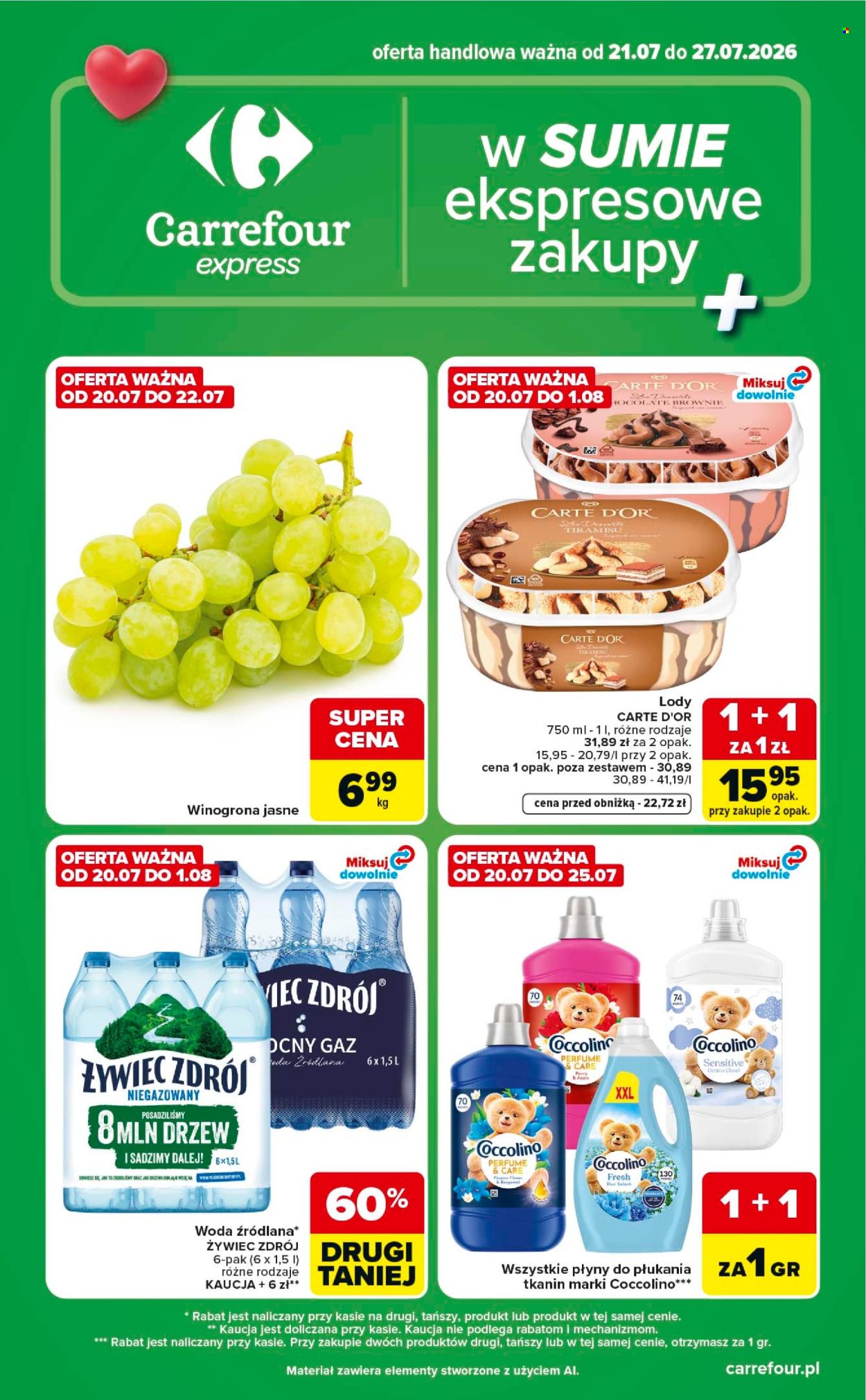 Leták Carrefour Express - 21.7.2026 - 27.7.2026. Strana 1