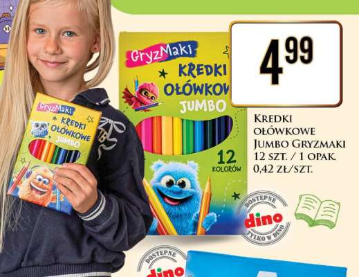KREDKI OŁÓWKOWE JUMBO GRYZMAKI